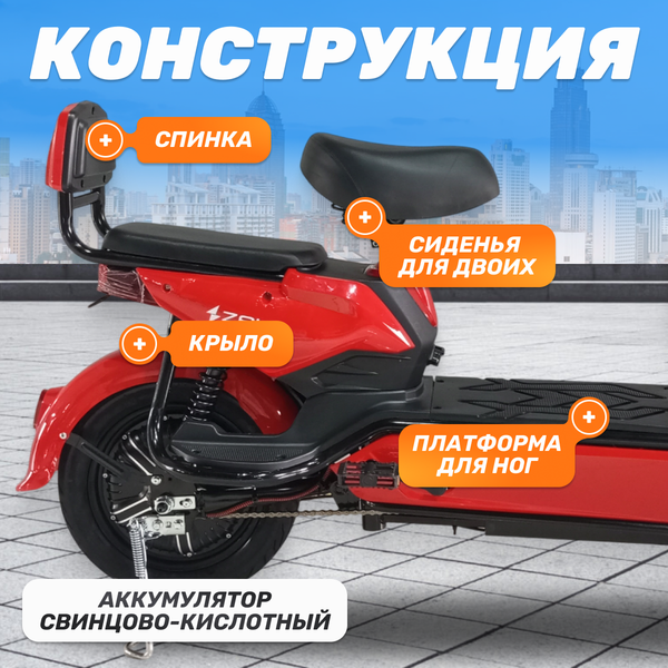 Электроскутер ZeuS Odyssey