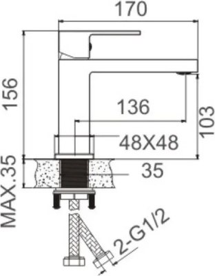 Смеситель Belz B10613-3
