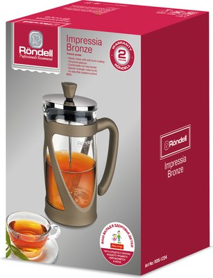 Френч-пресс Rondell Impressia Bronze RDS-1234