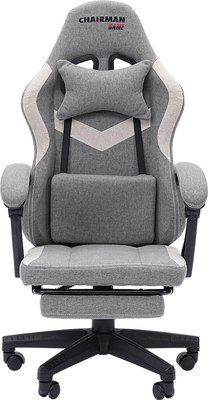 Кресло геймерское Chairman CH26 (ткань, серый)