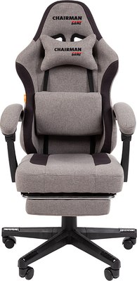 Кресло геймерское Chairman CH27 (серый/черный)