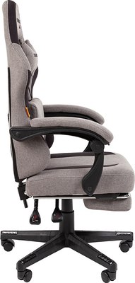 Кресло геймерское Chairman CH27 (серый/черный)