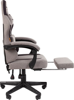 Кресло геймерское Chairman CH27 (серый/черный)