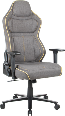 Кресло геймерское Chairman CH31 (темно-серый/желтый кант) - фото