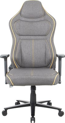 Кресло геймерское Chairman CH31 (темно-серый/желтый кант)