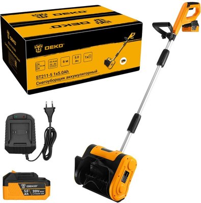 Снегоуборщик аккумуляторный Deko ST211-5 / 083-4441