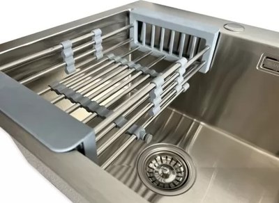 Мойка кухонная Blantek LS-5044S Brushed