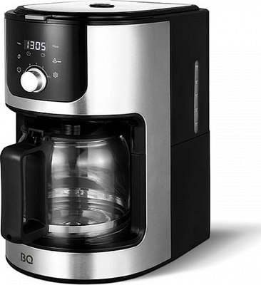 Капельная кофеварка BQ CM1010 (черный/стальной) - фото
