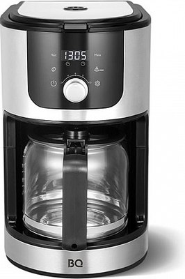 Капельная кофеварка BQ CM1010 (черный/стальной)
