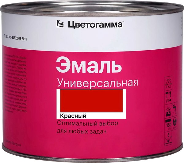 Эмаль Цветогамма ПФ-115 ТУ - фото