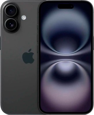 Смартфон Apple iPhone 16 128GB (черный) - фото