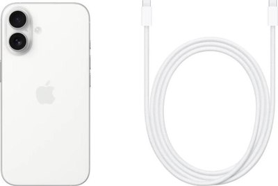 Смартфон Apple iPhone 16 128GB (белый)