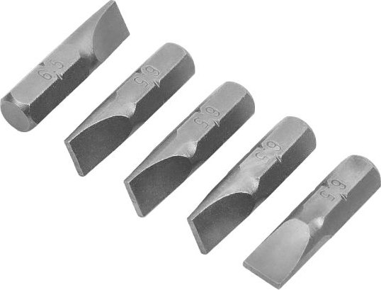 Набор бит Интерскол Slotted SL 6.5х1.2 25мм - фото