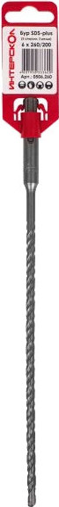 Бур Интерскол SDS-plus 6x260/200