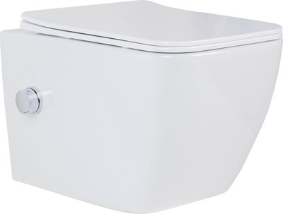 Унитаз подвесной Roxen Cube Bidet 530135-01X - фото