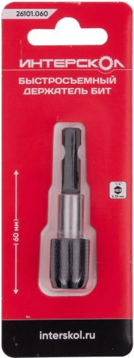 Держатель бит Интерскол 60мм