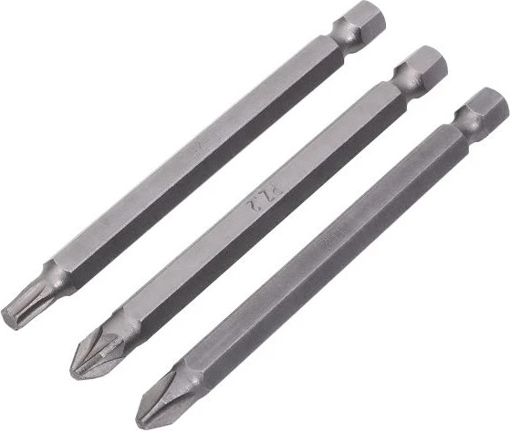 Набор бит Интерскол PH2, PZ2, Т25x90мм - фото