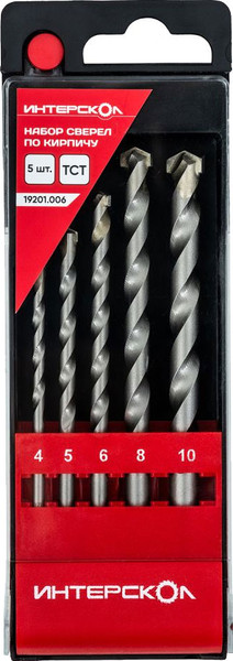 Набор сверл Интерскол 19201.006