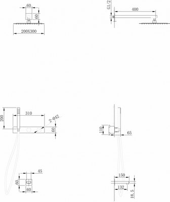 Душевая система Abber Rund AF8717G