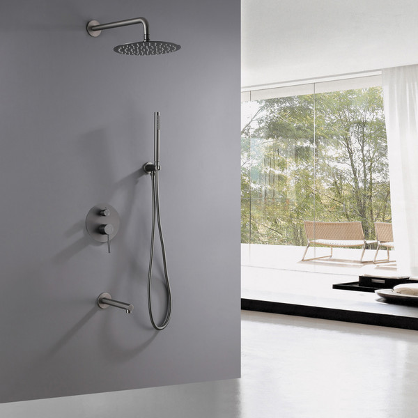 Душевая система со смесителем Abber Emotion AF8817NG