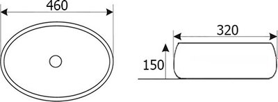 Умывальник Roxen Trendo 570040