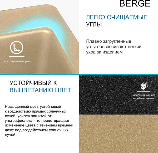 Мойка кухонная Berge BR-6800