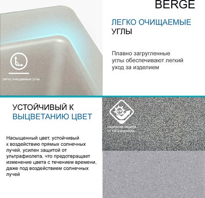Мойка кухонная Berge BR-6800