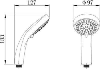 Лейка ручного душа Potato P08