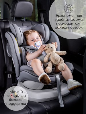 Автокресло Amarobaby Champion Isofix / AMARO-2008CH-Gr