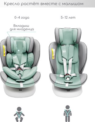 Автокресло Amarobaby Champion Isofix / AMARO-2008CH-Se/Bi