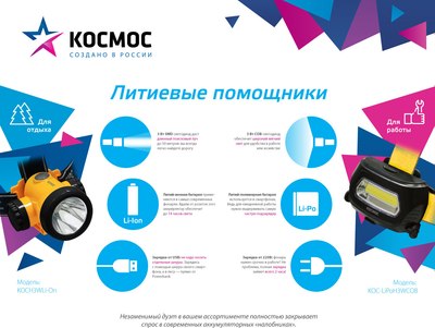 Фонарь Космос KOCH3WLi-On