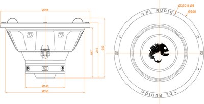 Головка сабвуфера DL Audio Piranha 15 V.2