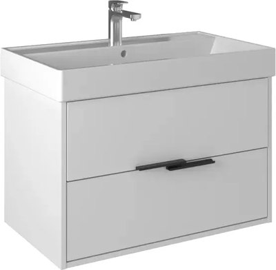 Тумба с умывальником Briz Сохо 80 / 244 03-18080-17 00 БЕЛ - фото