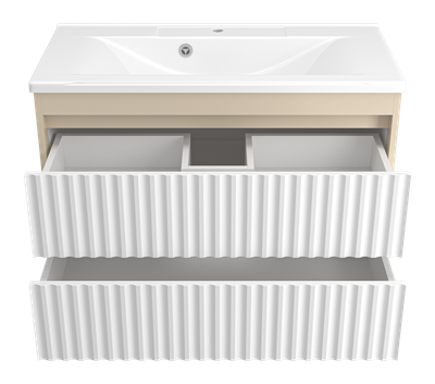 Тумба под умывальник Brevita Balaton 90 / BAL-06090-03-012Я 