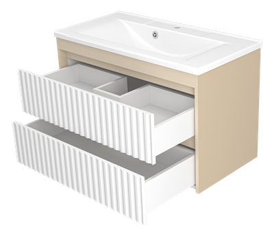 Тумба под умывальник Brevita Balaton 90 / BAL-06090-03-012Я 