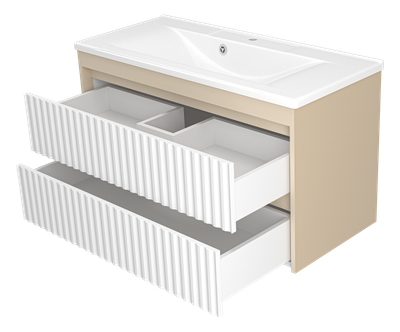 Тумба под умывальник Brevita Balaton 100 / BAL-06100-03-012Я