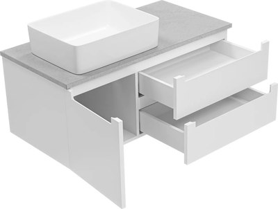 Тумба под умывальник Brevita Cargo 100 / CAR-01100-011П2Я