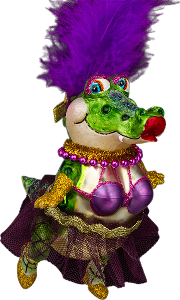 Елочная игрушка Erich Krause Decor. Кроко Карнавал / 62502 - фото