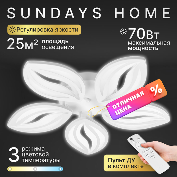 Люстра Sundays Home KR-43 / 6341 - фото