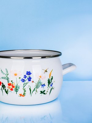 Кастрюля ЭСТЕТ Луговые цветы / ЭТ-72264