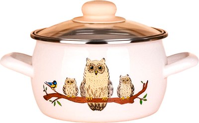 Кастрюля ЭСТЕТ Совы / ЭТ-72993 - фото