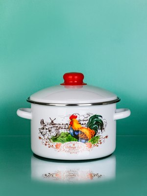 Кастрюля ЭСТЕТ Петушок / ЭТ-75380