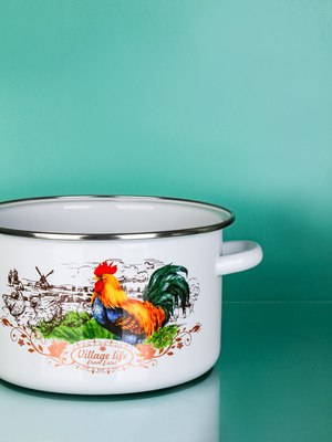 Кастрюля ЭСТЕТ Петушок / ЭТ-75380