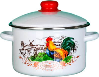 Кастрюля ЭСТЕТ Петушок / ЭТ-75381 - фото