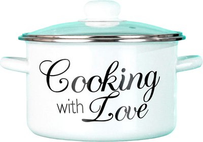 Кастрюля ЭСТЕТ Готовим с любовью / ЭТ-75388 - фото