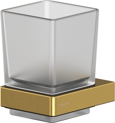 Стакан для зубной щетки и пасты Whitecross Cubo CU2430GLB - фото