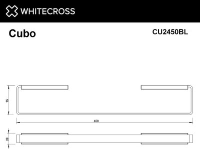 Держатель для полотенца Whitecross Cubo CU2450BL