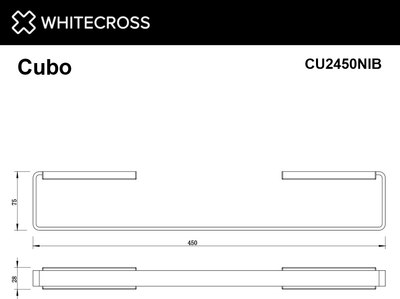 Держатель для полотенца Whitecross Cubo CU2450NIB