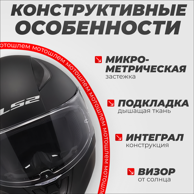 Мотошлем LS2 FF353 Rapid Kid Mini Single Mono