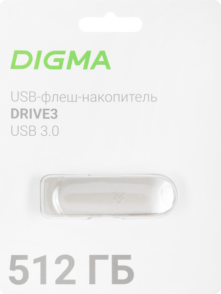 USB flash накопитель Digma Drive3 512GB / DGFUM512A30SR